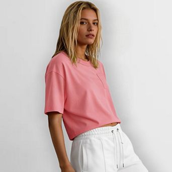 Women's Classic Crew Neck T-Shirt, Solid Color Short Sleeve Tee, Soft Casual Everyday Essential Top