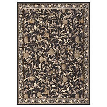 Washable Kitchen Rugs, Botanical Non Slip Hallway Runner Low Pile Stain Resistant