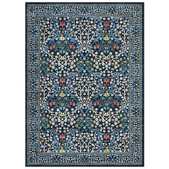 Modern Non-Slip Checkered Rug, Stain-Resistant Soft Faux Wool Carpet for Living Room
