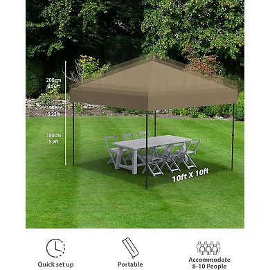 10x10 Pop Up Canopy, Beach Ten with One Push Setup
