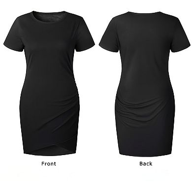Summer Beach and Party Ruched Mini Dress for Women