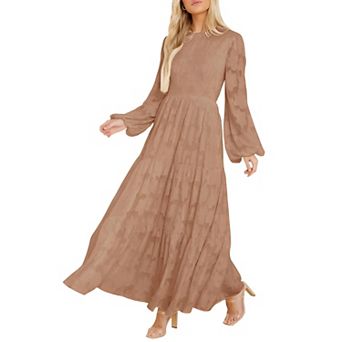 Elegant Floral Smocked Dress for Women