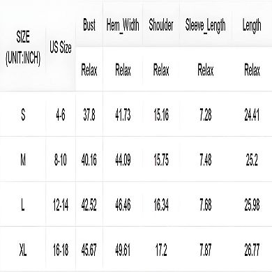 Women's Western Print Crew Neck Tee