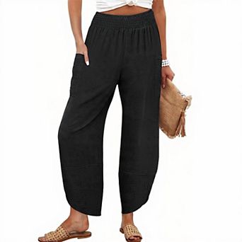 Women's Loose Fit Palazzo Beach Pants