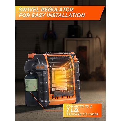 Commercial Heat 9000 BTU Orange Portable Propane Heater