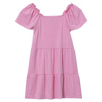 Girls 2-16 Lands' End Short Sleeve Tiered Tunic Top