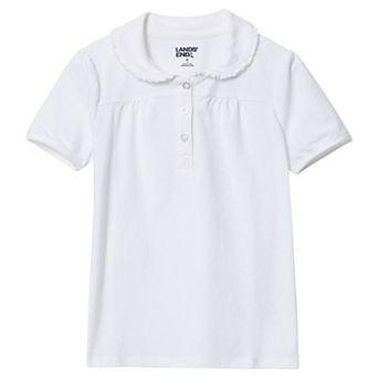 Girls 2-16 Lands' End Peter Pan Frill Collar Top