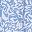 Blue Tropical Floral