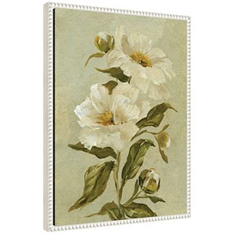 AQ Floral No 9 by Annie Quigley Framed Canvas Wall Art Print