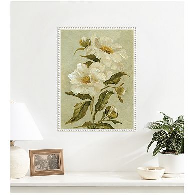 AQ Floral No 9 by Annie Quigley Framed Canvas Wall Art Print