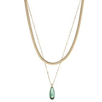 Nine West Teardrop Necklace