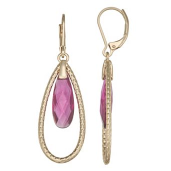Nine West Gold-Tone Drop Earrings