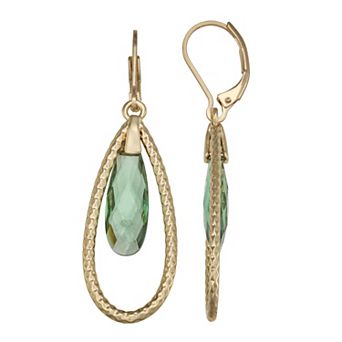 Nine West Gold-Tone Drop Earrings