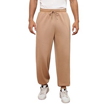 Men's Wide Leg Pants with Side Pockets Sweatpants