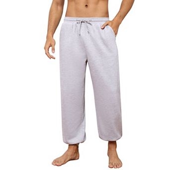 Men's Wide Leg Pants with Side Pockets Sweatpants