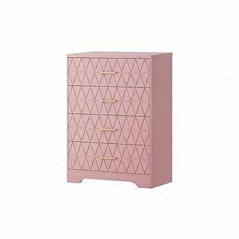 4 Drawer Tall Dressers for Bedroom, Modern Nightstand for Bedside, for Living Room, Hallway