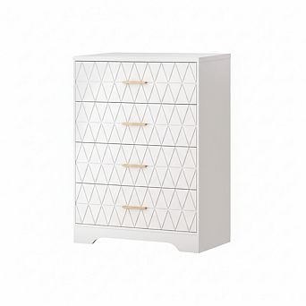 4 Drawer Tall Dressers for Bedroom, Modern Nightstand for Bedside, for Living Room, Hallway