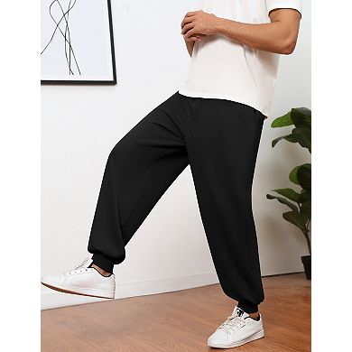 Men's Wide Leg Sweatpants with Side Pockets