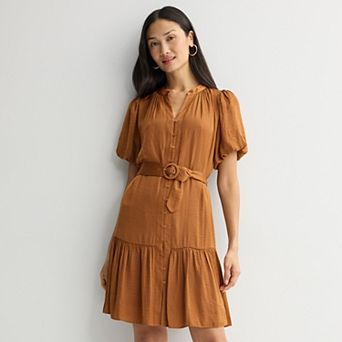 Women's Tracy Evans Split Round Neck Short Sleeve Mini Dress