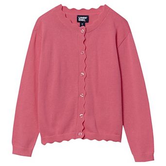 Girls 2-16 Lands' End Scalloped Hem Cardigan