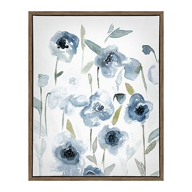 Deep In Blue I & II Canvas Wall Art Set of 2