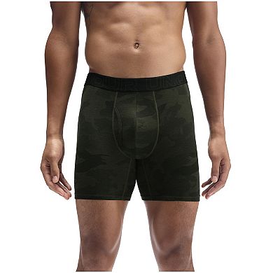 Men's Under Armour 3-Pack Peformance 6-inch Cotton Boxer Briefs