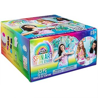 Tulip Spin Art Tie-Dye Studio 33 pc Craft Kit