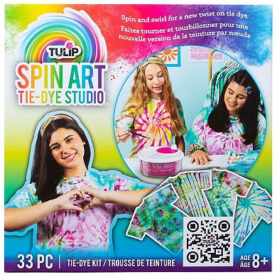 Tulip Spin Art Tie-Dye Studio 33-Piece Craft Kit