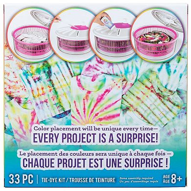 Tulip Spin Art Tie-Dye Studio 33-Piece Craft Kit