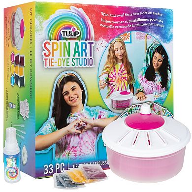Tulip Spin Art Tie-Dye Studio 33-Piece Craft Kit