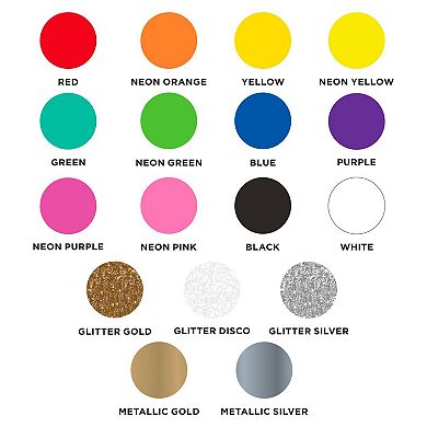 Tulip Brush-On Fabric Paint Essentials 19-Piece Craft Kit