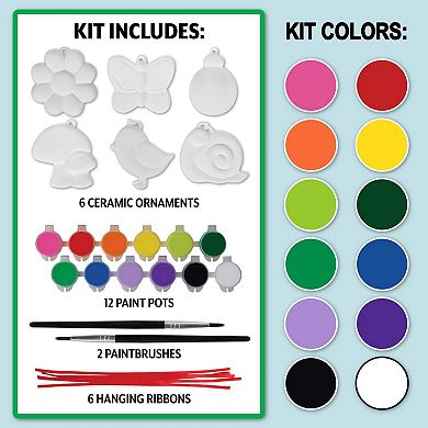 Tulip Garden Buds 6-Piece Ornament Painting Kit