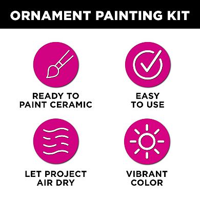 Tulip Garden Buds 6-Piece Ornament Painting Kit