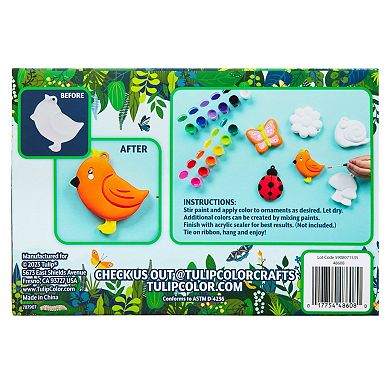 Tulip Garden Buds 6-Piece Ornament Painting Kit