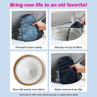 Tulip Re-Dark 3-Piece Denim Fabric Dye Kit