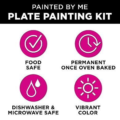 Tulip Painted by Me 4-Pack Plate Painting Kit