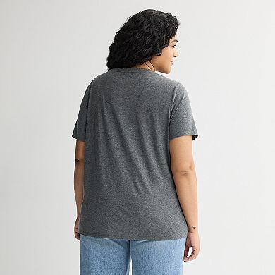 Plus Size My Kids Have Paws Short Sleeve Graphic Tee