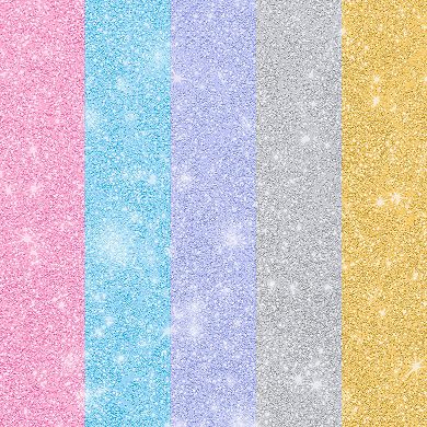 Tulip Glitter Fabric Paint Markers 5-Pack Permanent Fabric Markers