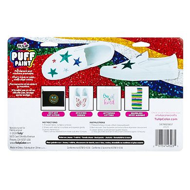 Tulip Puff Paint Glitter 10-Pack Craft Set