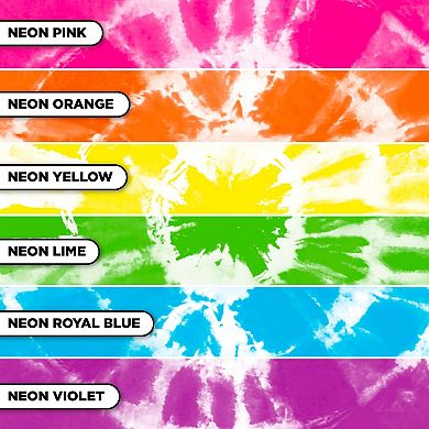 Tulip 31-Piece Neon Tie-Dye Craft Kit