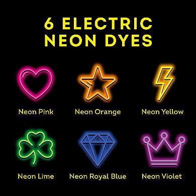 Tulip 31-Piece Neon Tie-Dye Craft Kit