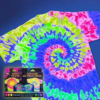 Tulip 31-Piece Neon Tie-Dye Craft Kit