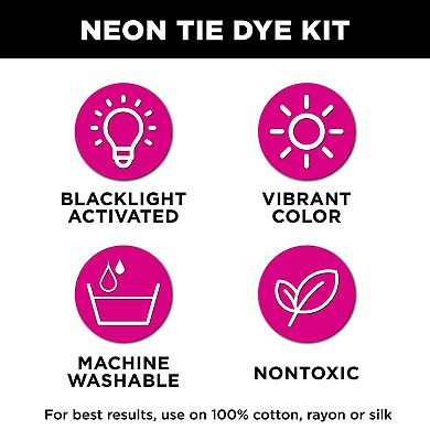 Tulip 31-Piece Neon Tie-Dye Craft Kit