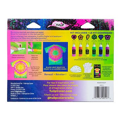 Tulip 31-Piece Neon Tie-Dye Craft Kit