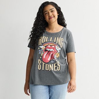 Plus Size Rolling Stones 1971 Short Sleeve Graphic Tee