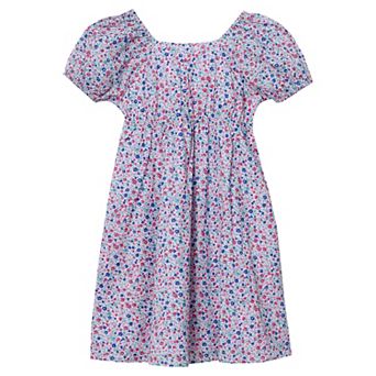 Girls 2-16 Lands' End Short Sleeve Bow Dress