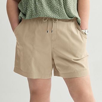 Plus Size Croft & Barrow® Modern Denim Pull On Capris