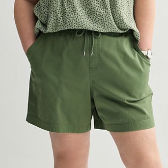 Plus Size Croft & Barrow® Modern Denim Pull On Capris