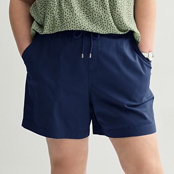 Plus Size Croft & Barrow® Modern Denim Pull On Capris