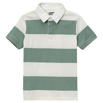 Boys 2-20 Lands' End Short Sleeve Rugby Polo